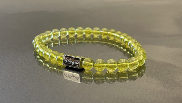 Peridot bracelet handcrafted in Rome